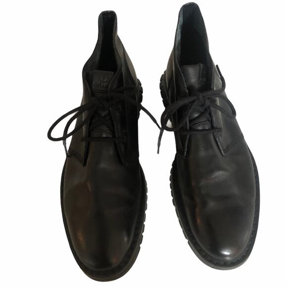 Cole Haan Mens Zerogrand Stitchout Chukka boots Black Style C 27045 - Picture 7 of 12